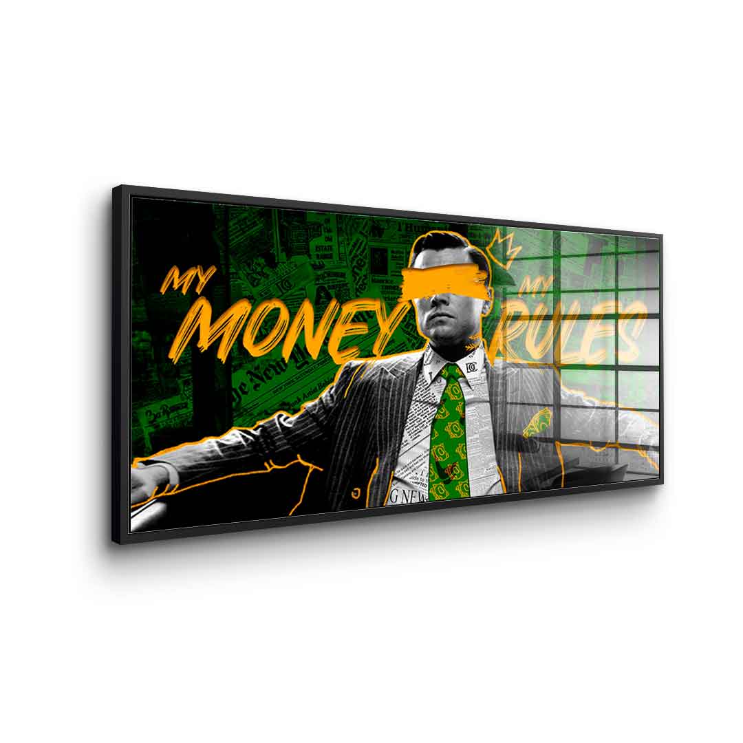 My Money My Rules - Acrylglas