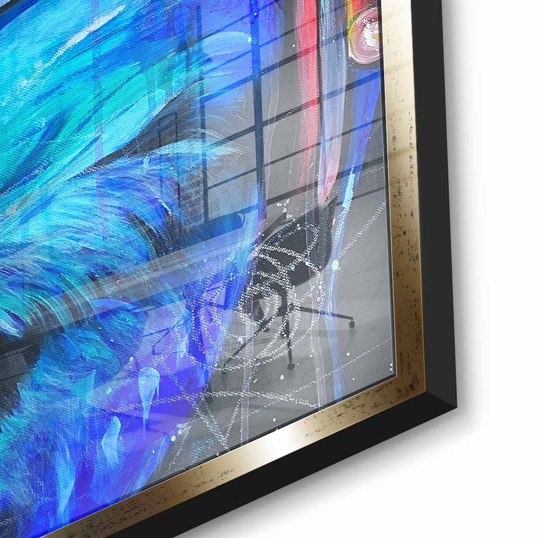 A little bit crazy - acrylic glass