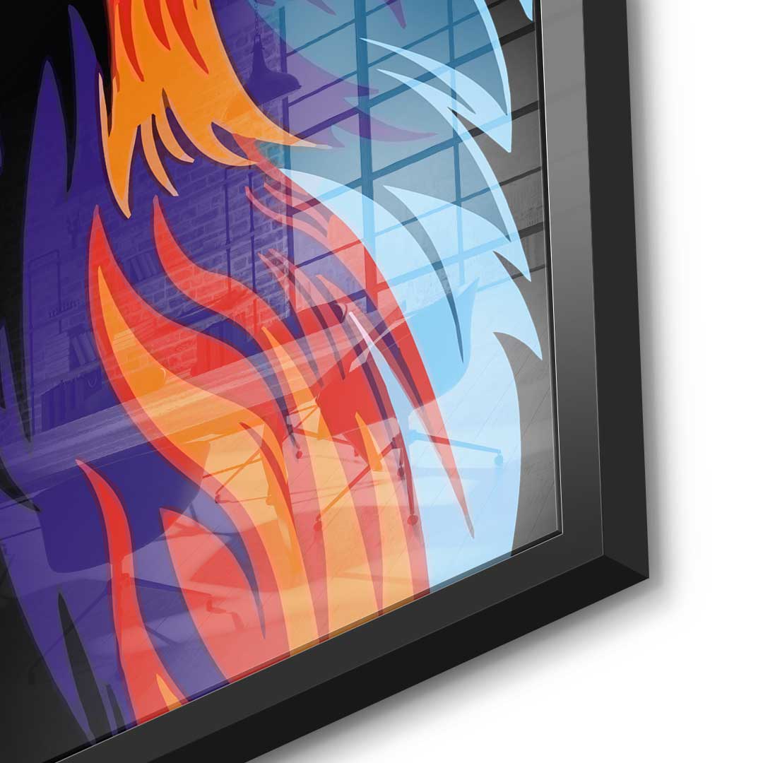 Neon Lion - Acrylglas