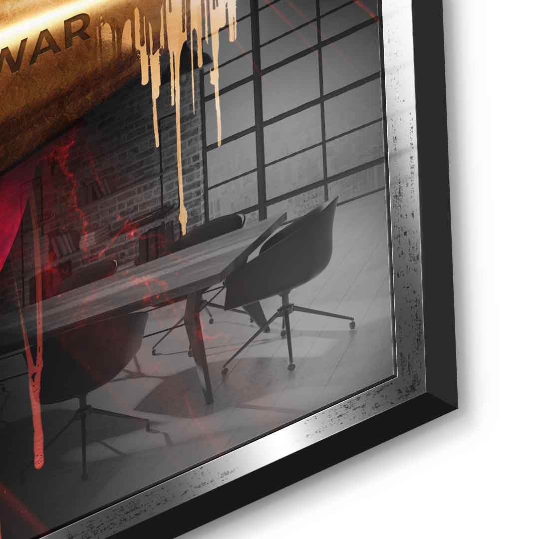 MAKE LOVE NOT WAR - Acrylic glass