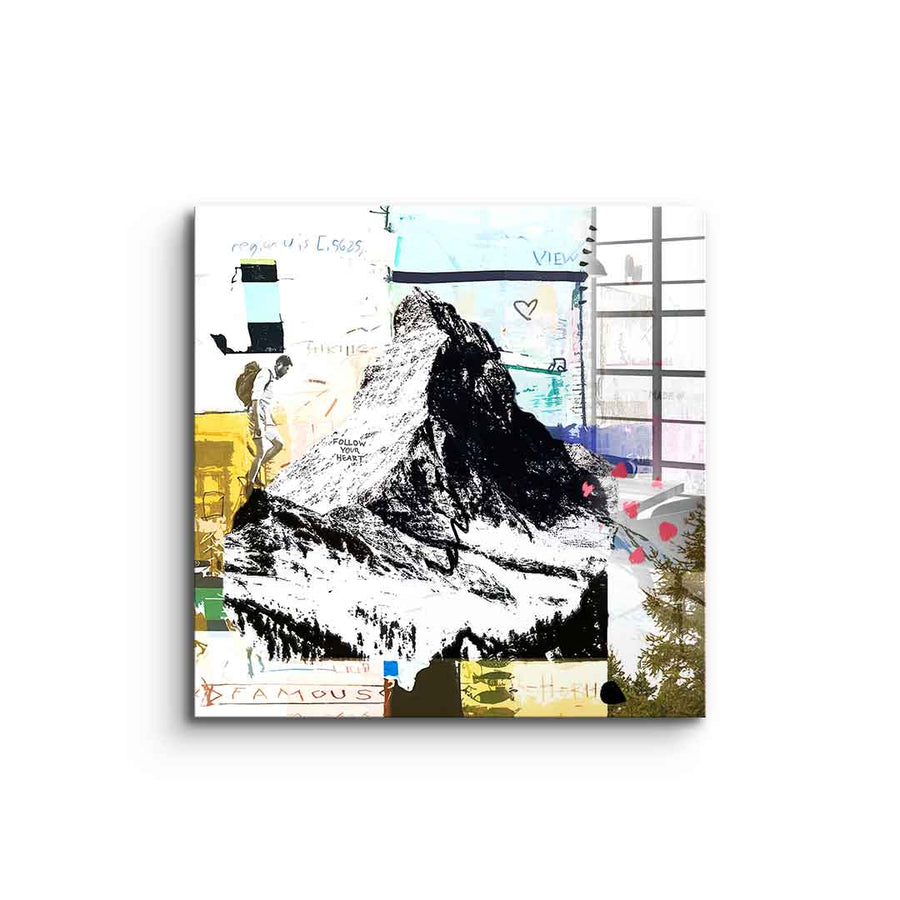 Matterhorn - Acrylic glass – front