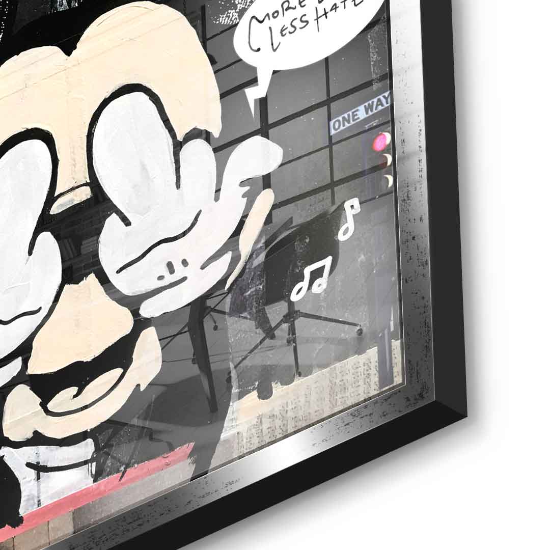 Less Hate - acrylic glass