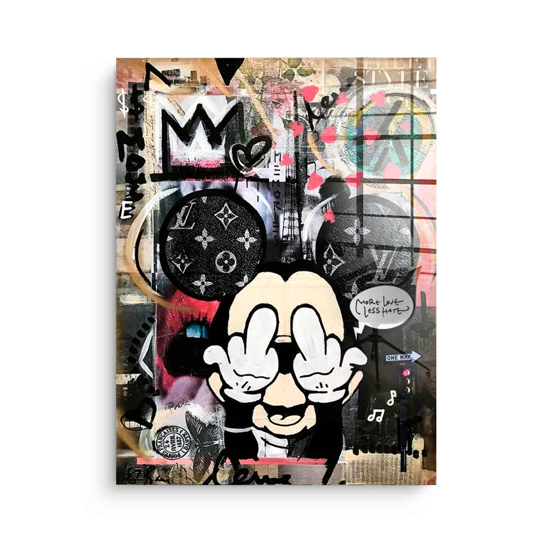 Less Hate - acrylic glass