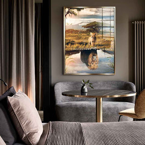 Mindset is everything #africa - acrylic glass