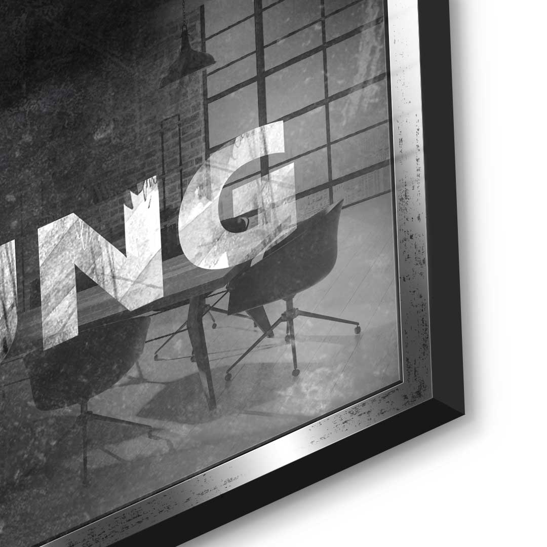 Mindset is everything #Tiger - Acrylglas