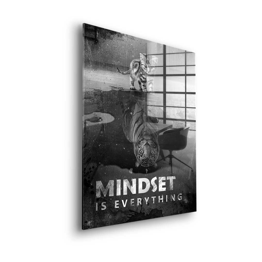 Mindset is everything #Tiger - Acrylglas