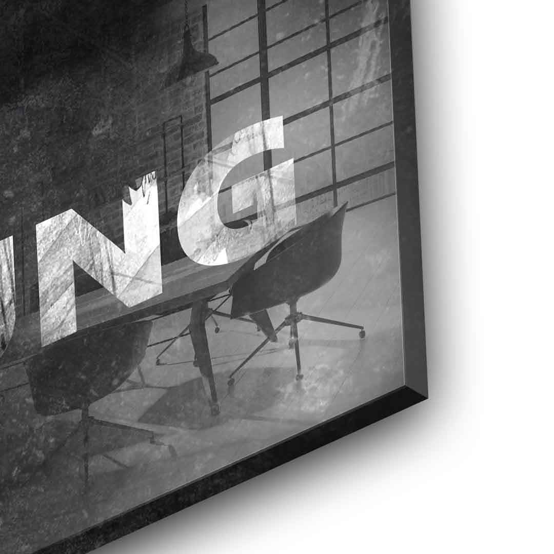 Mindset is everything #Tiger - Acrylglas