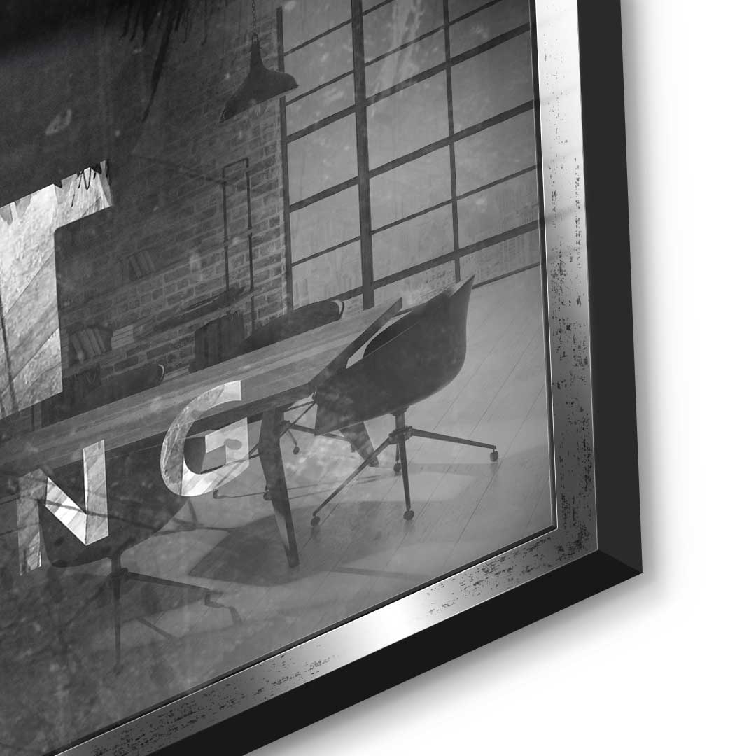 Mindset is everything #Tiger - Acrylglas