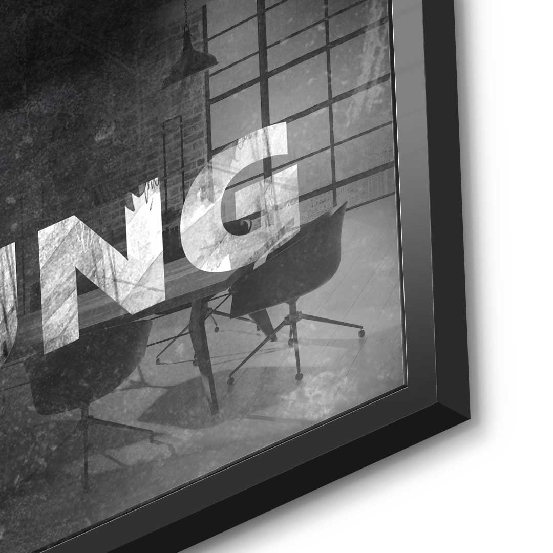 Mindset is everything #Tiger - Acrylglas