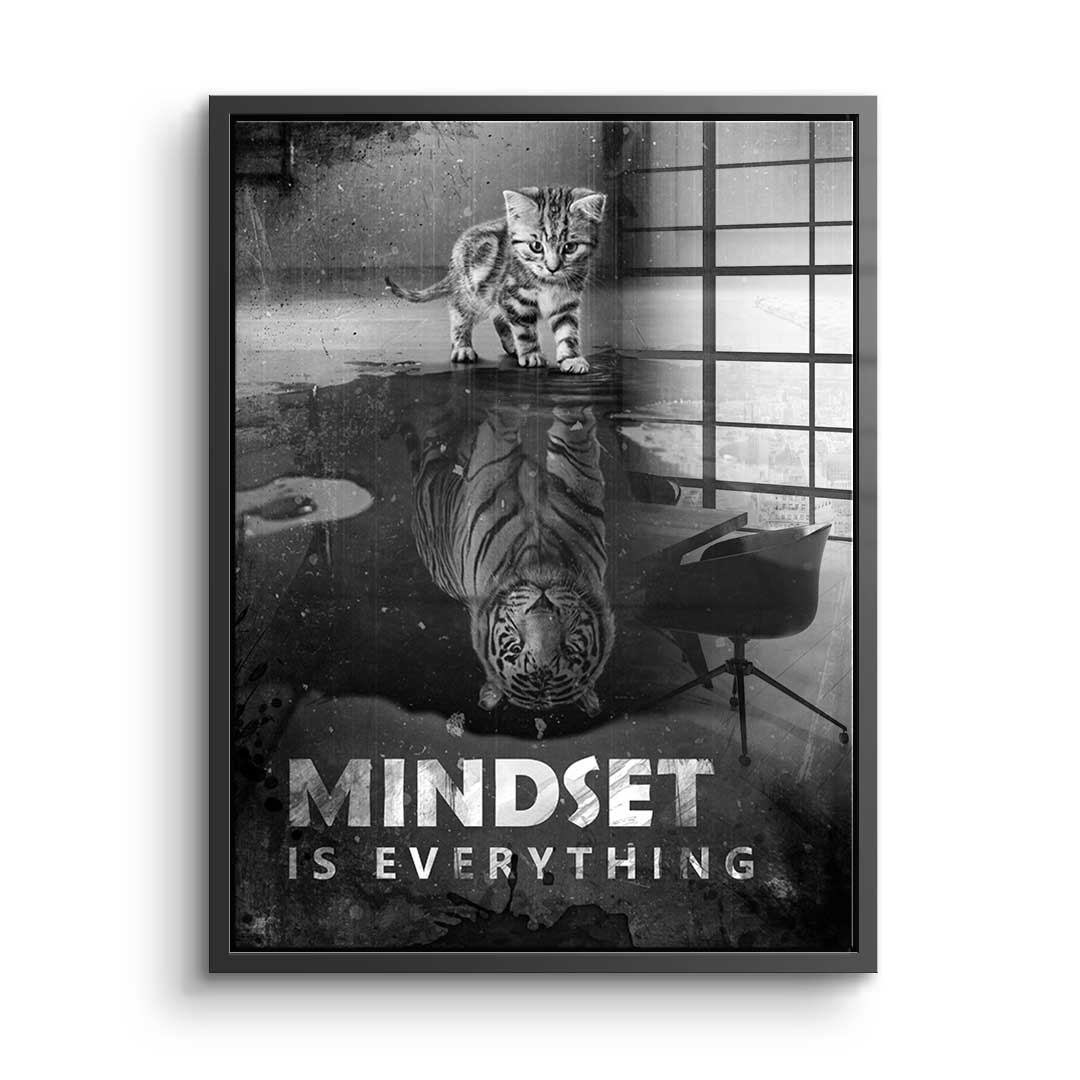 Mindset is everything #Tiger - acrylic glass