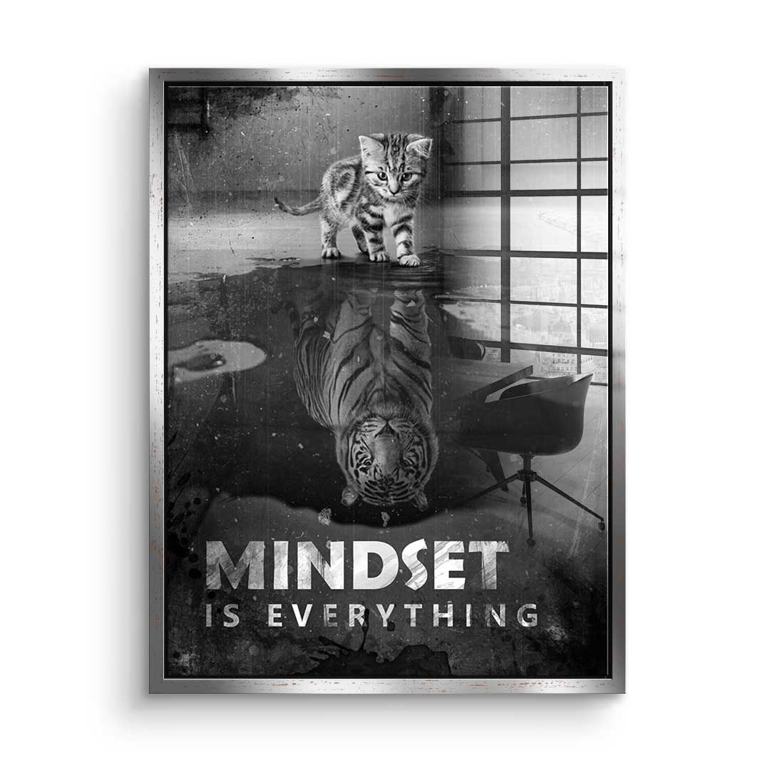 Mindset is everything #Tiger - Acrylglas