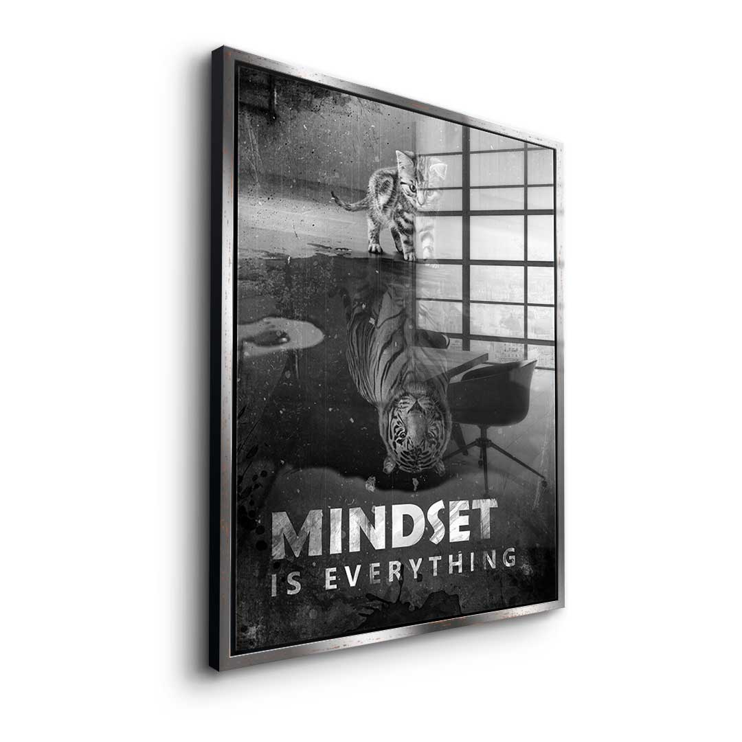 Mindset is everything #Tiger - Acrylglas