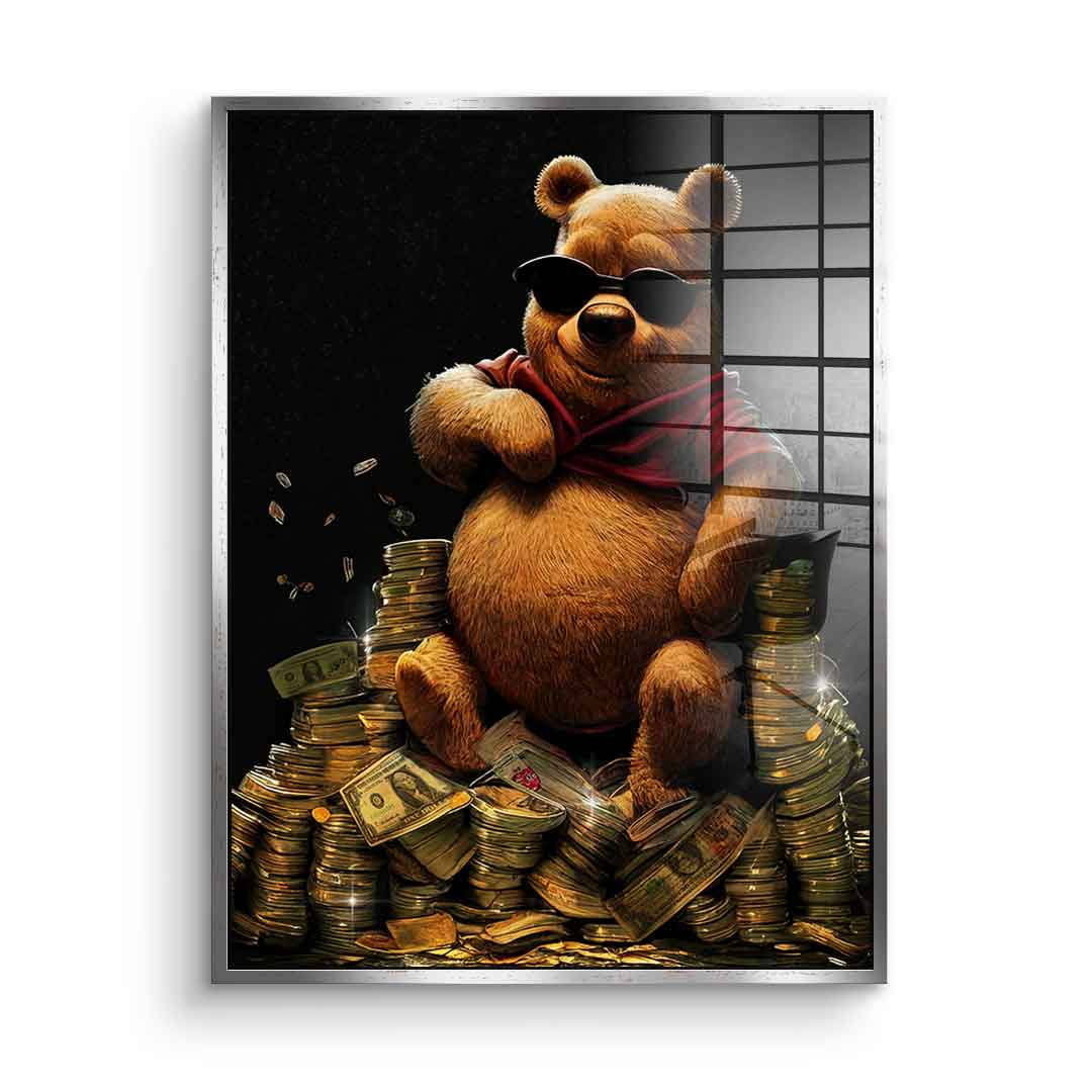 Money Bear - acrylic