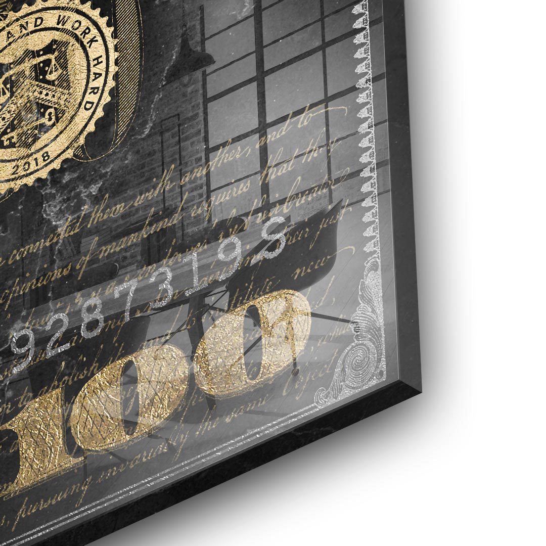 Money dont lie - Acrylglas