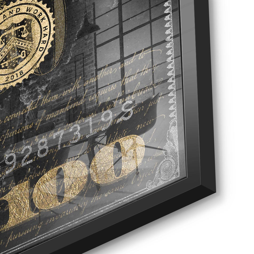 Money dont lie - Acrylglas