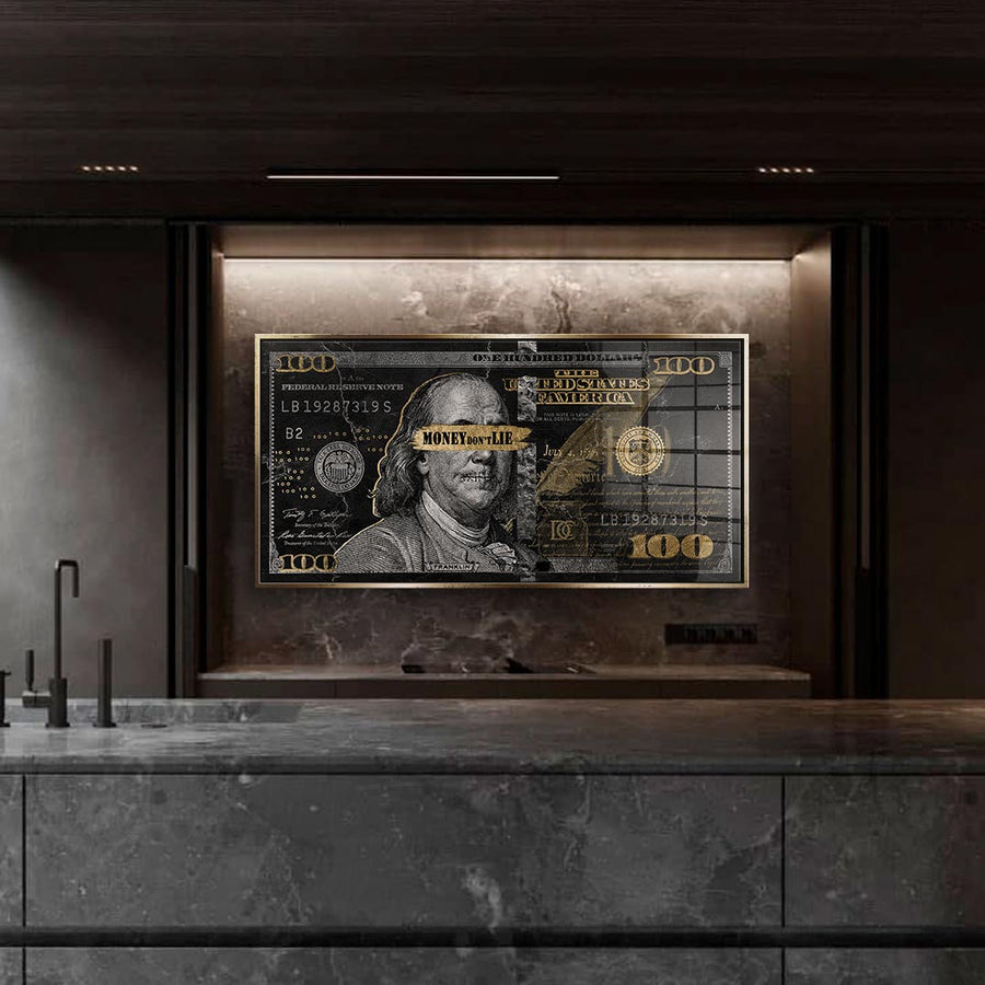 Money don't lie - Acrylic glass