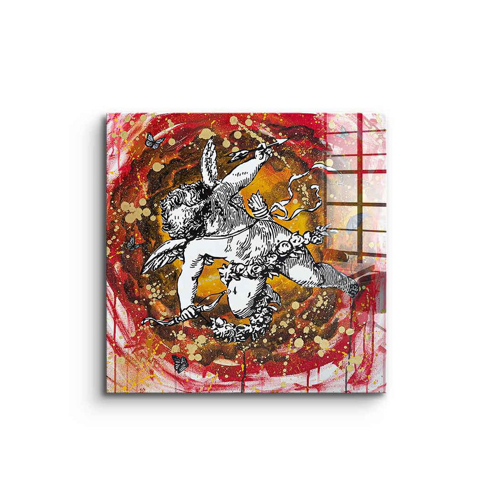 Hell still feels like heaven als Acrylglasbild – Pop Art Wandbild von DOTCOMCANVAS®