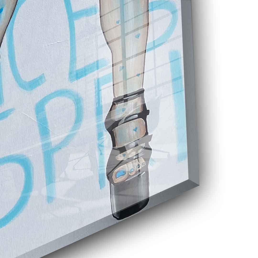 Blue Shoes - Acrylic glass