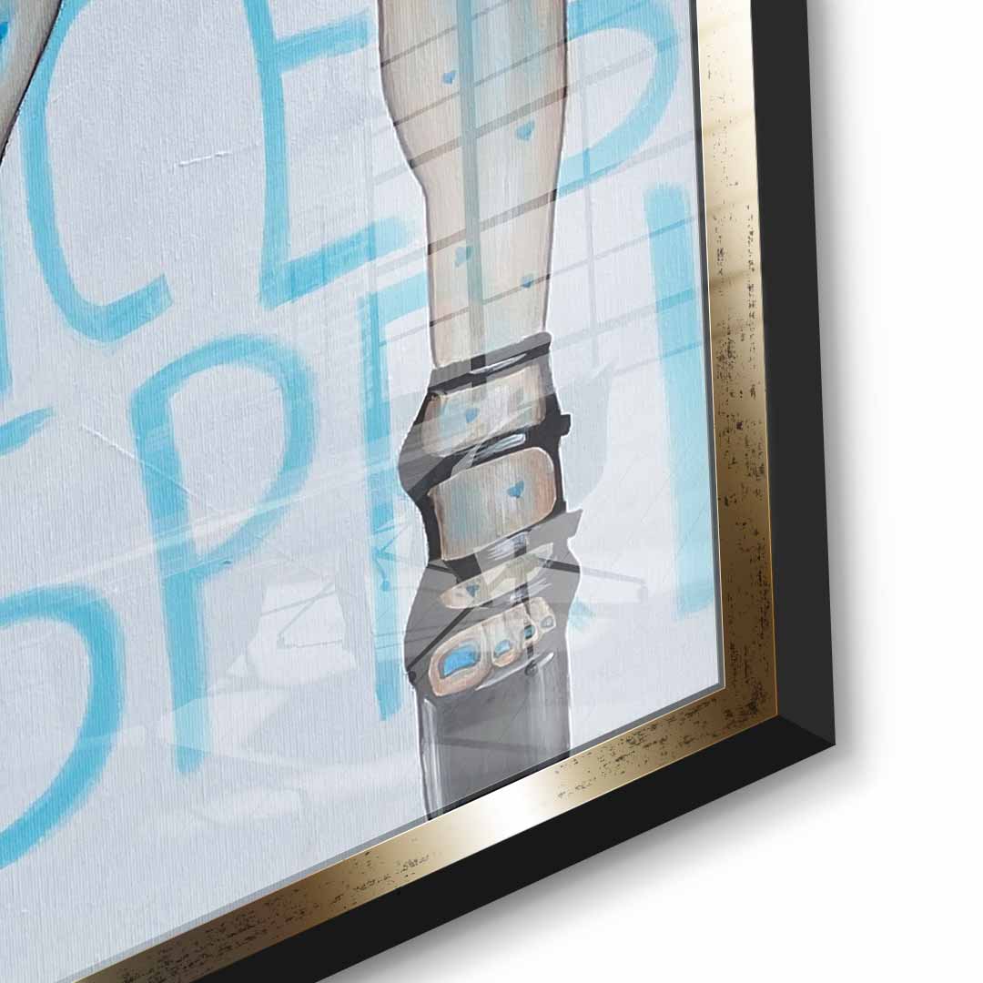 Blue Shoes - Acrylic glass