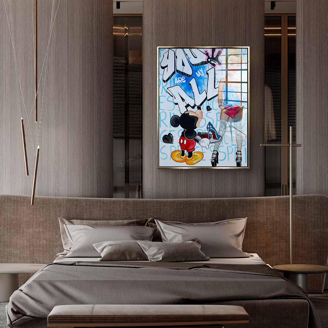 Blue Shoes - Acrylic glass