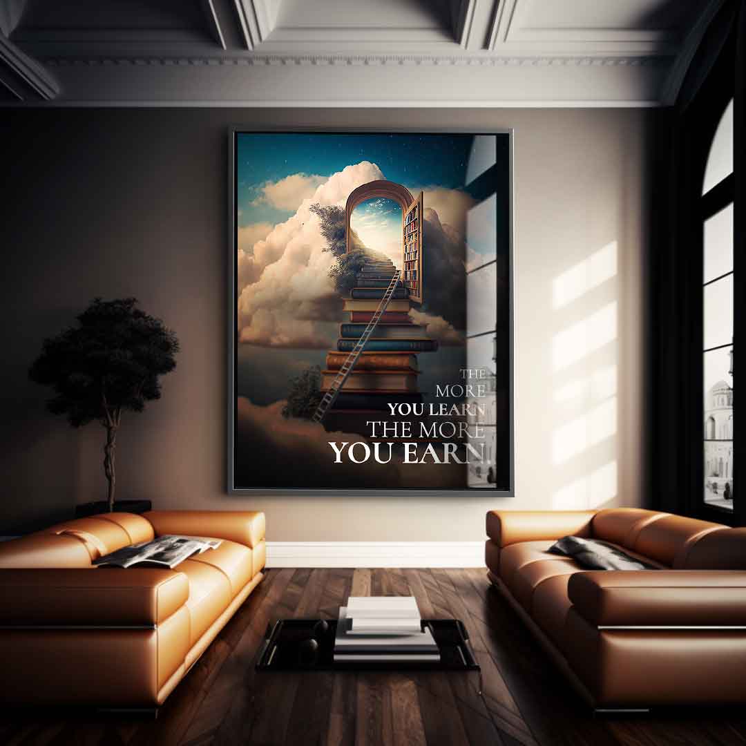 Power of learning - Acrylglas