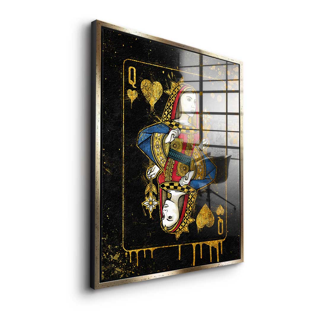 Queen Card - Acrylglas