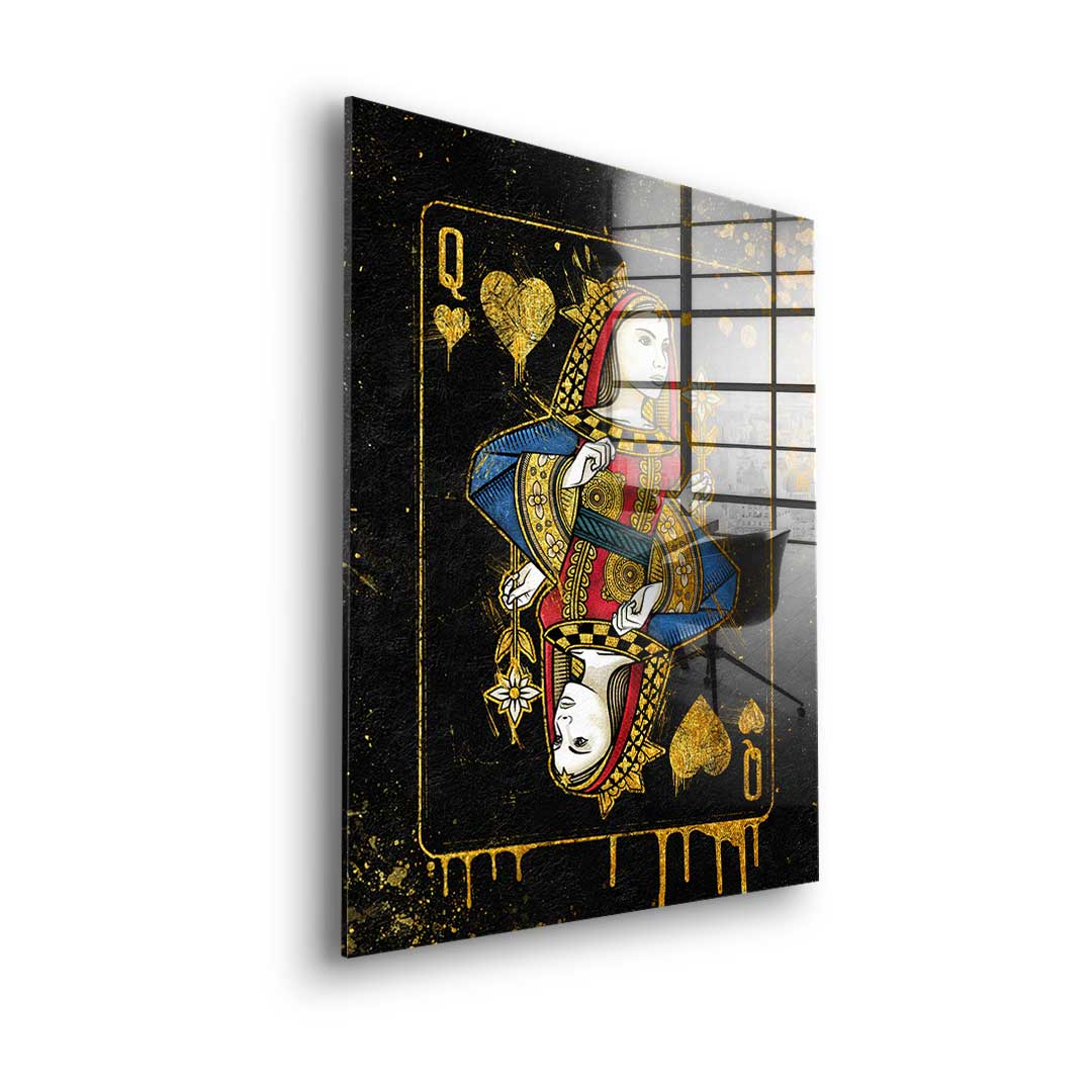 Queen Card - Acrylglas