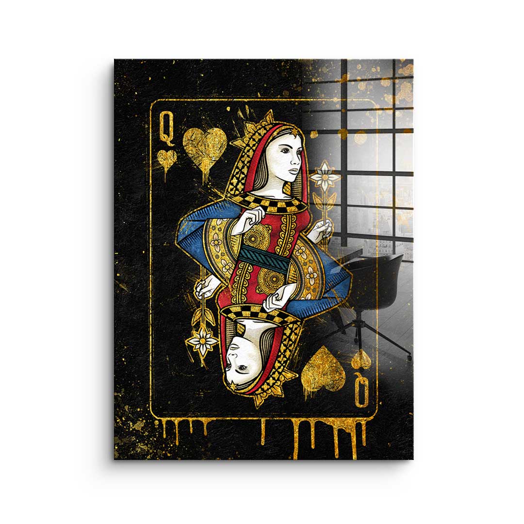 Queen Card - Acrylic glass – Detail