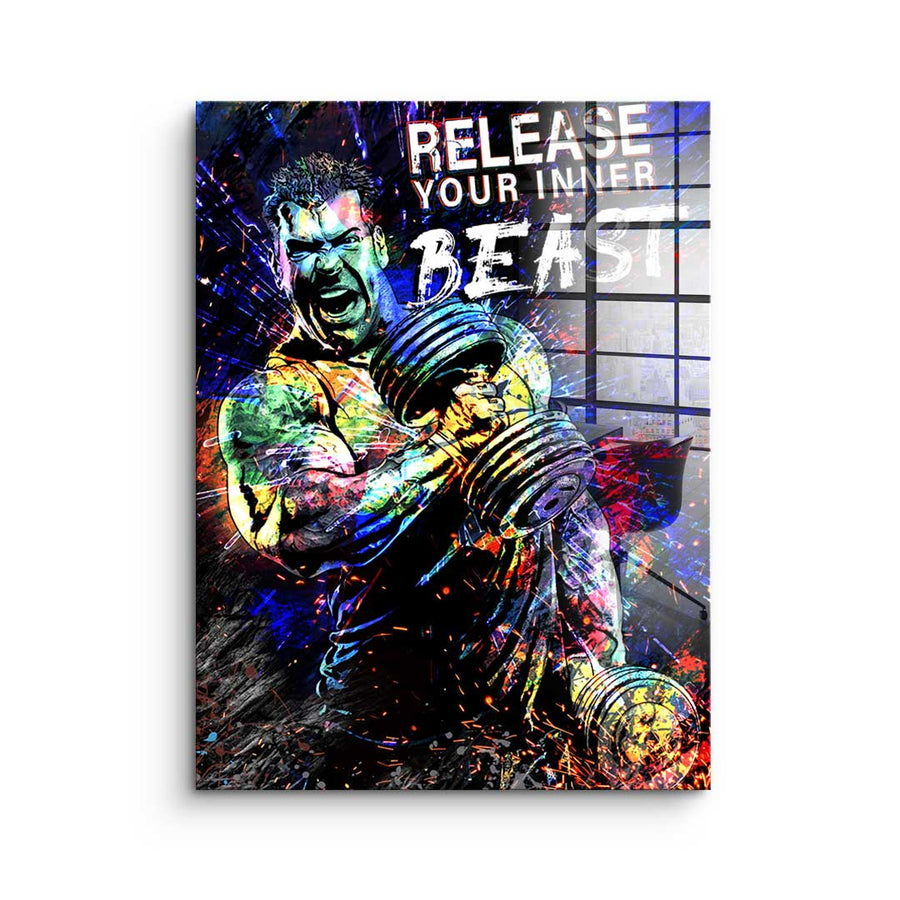 Release your inner beast - Acrylic glass