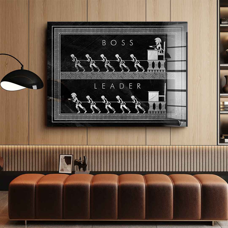Sei ein Leader - Acrylglas