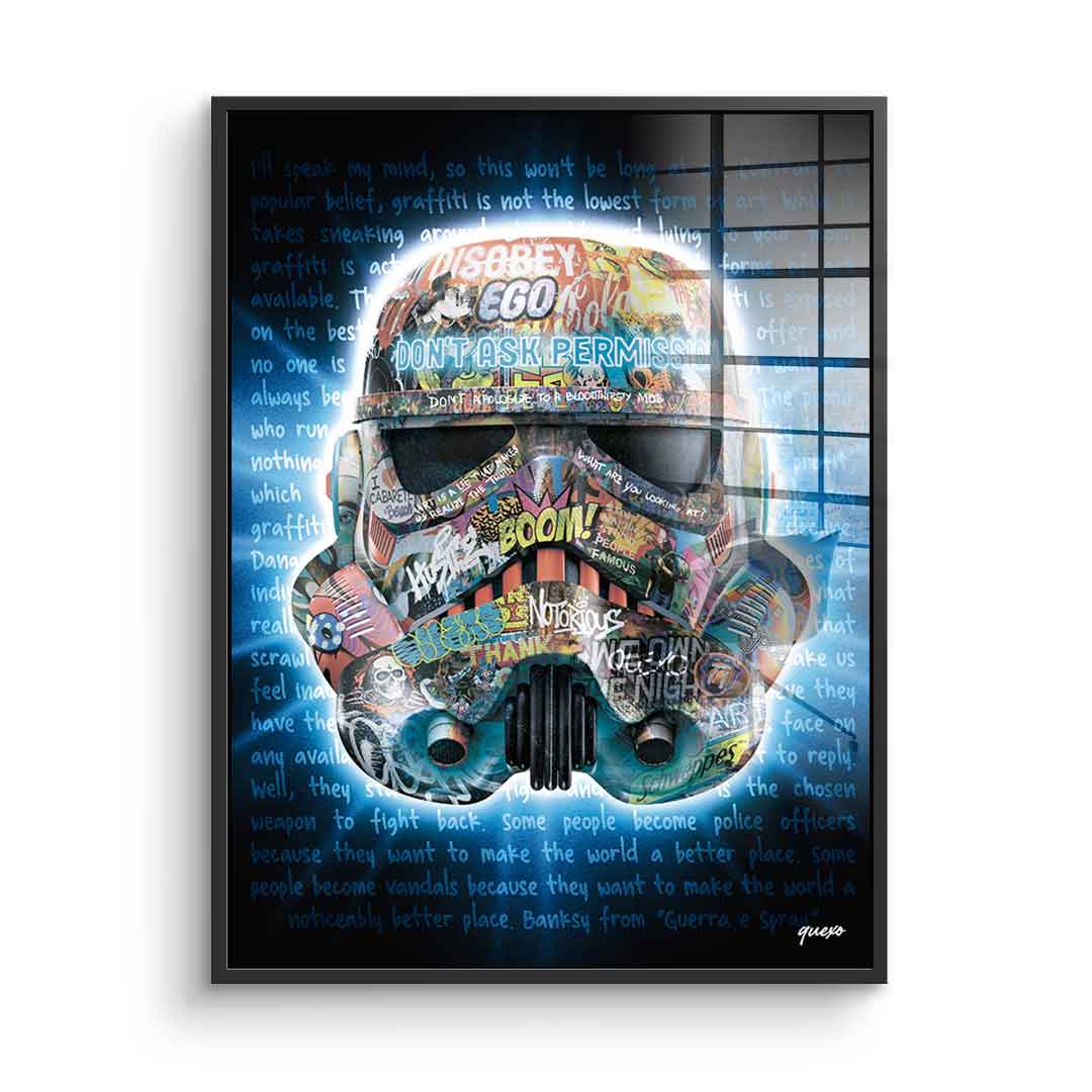 Don't ask permission - Acrylic glass