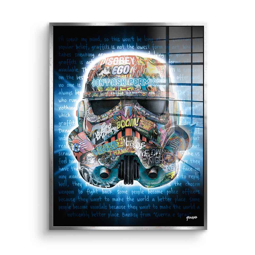 Don't ask permission - Acrylic glass