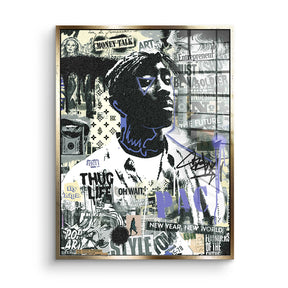 Tupac - acrylic