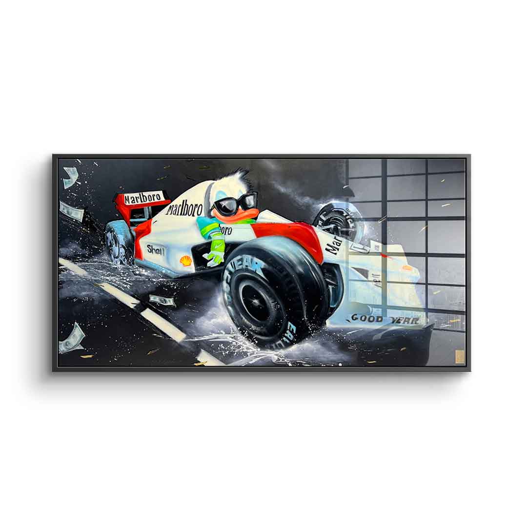 The Racer - acrylic
