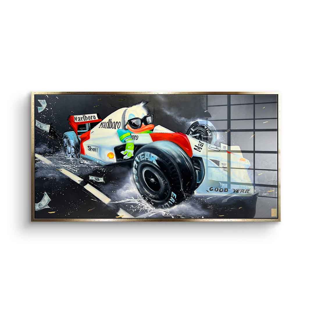 The Racer - acrylic