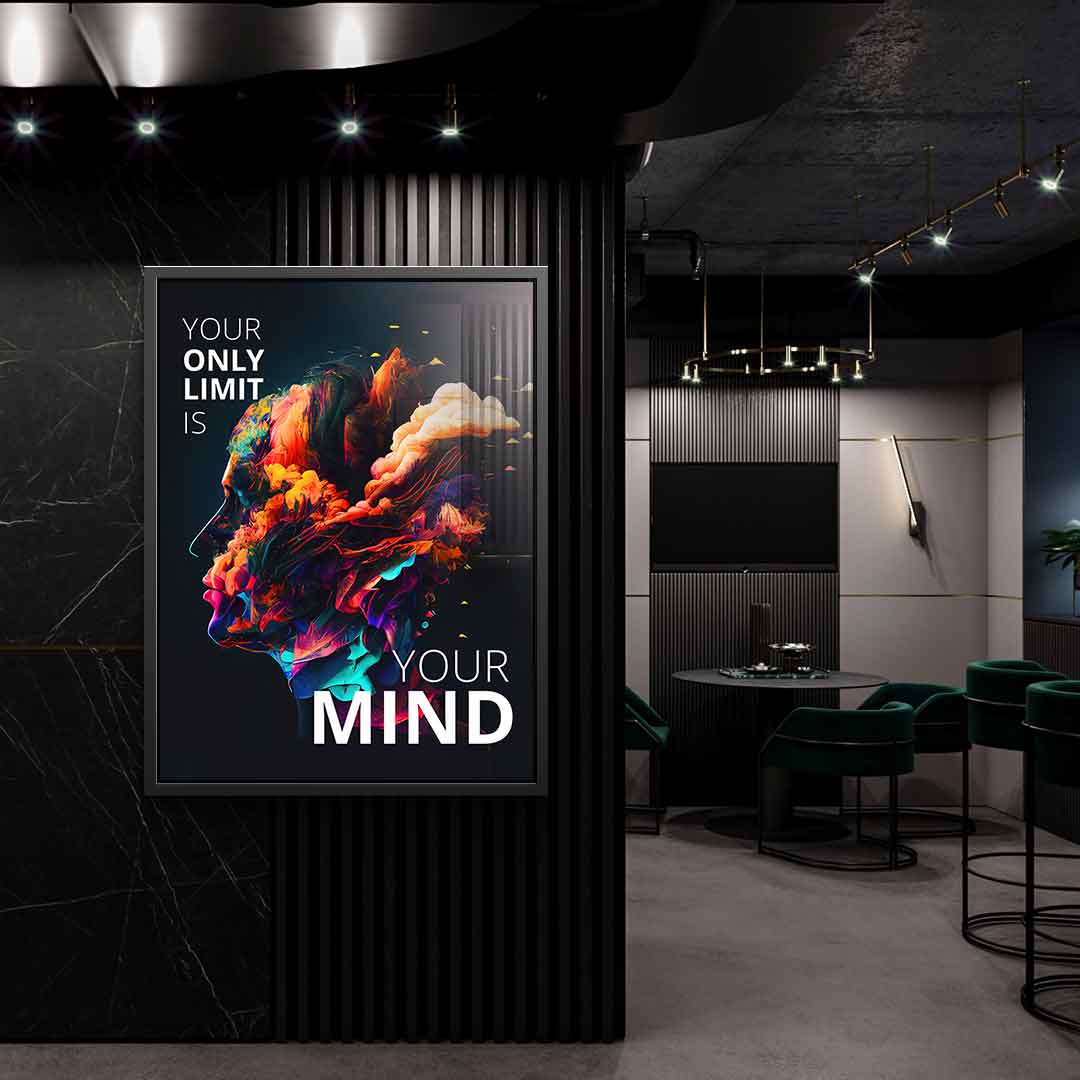 Your only limit is your mind - acrylic glass