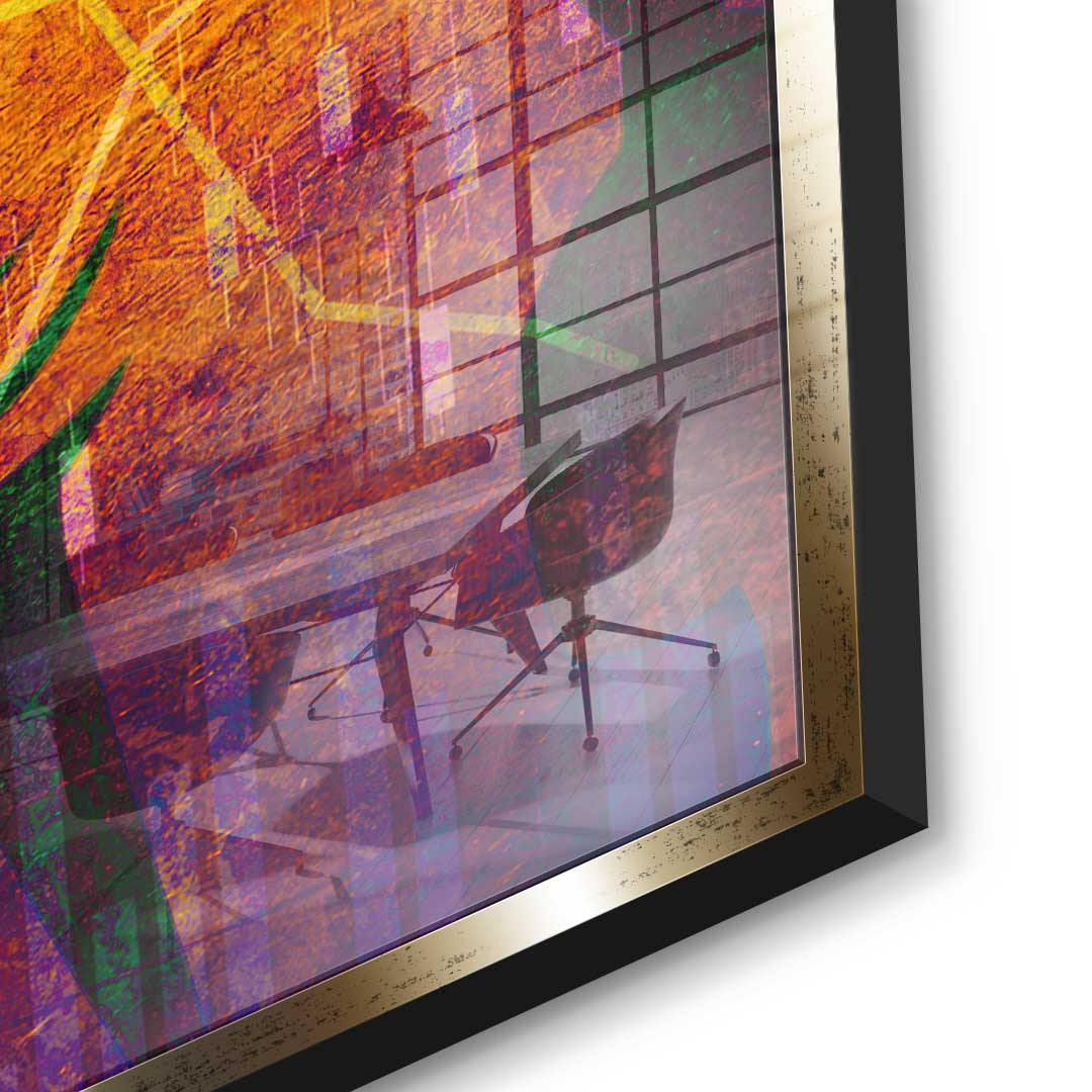 Abstract Stock Market - Acrylic Glass