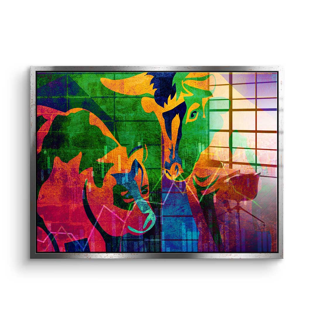 Abstract Stock Market - acrylic glass