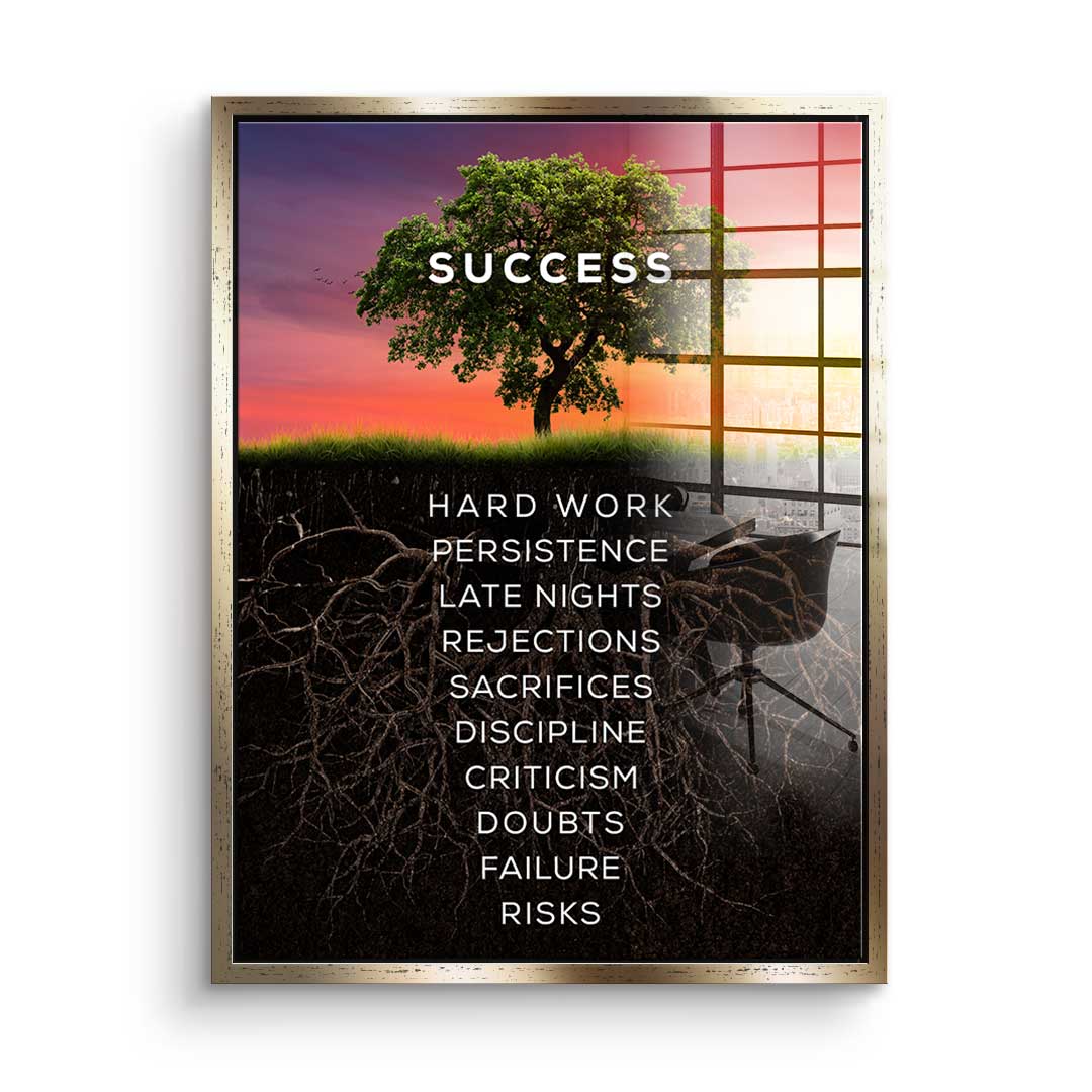 Tree of success - acrylic