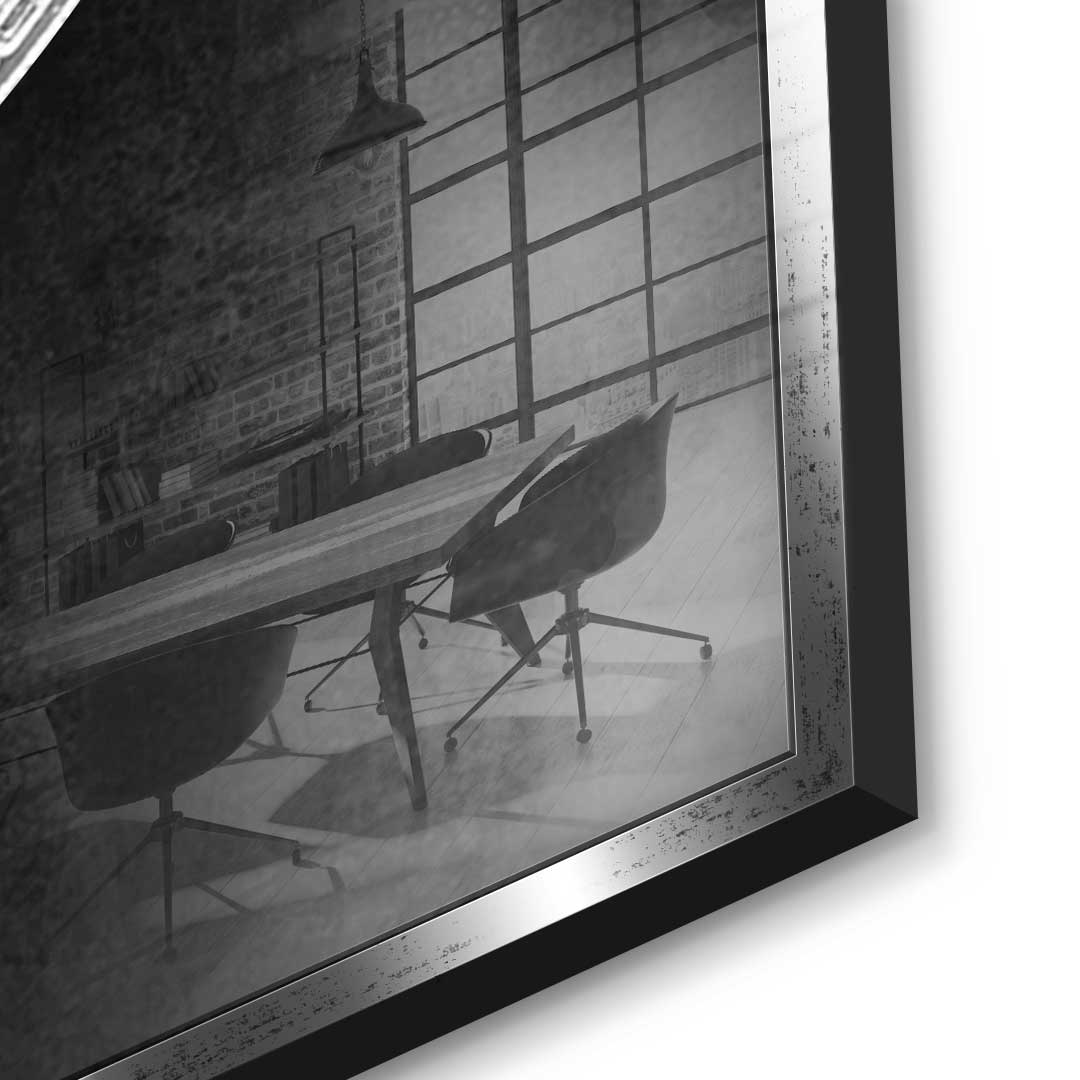 Black Bitcoin - Acrylglas