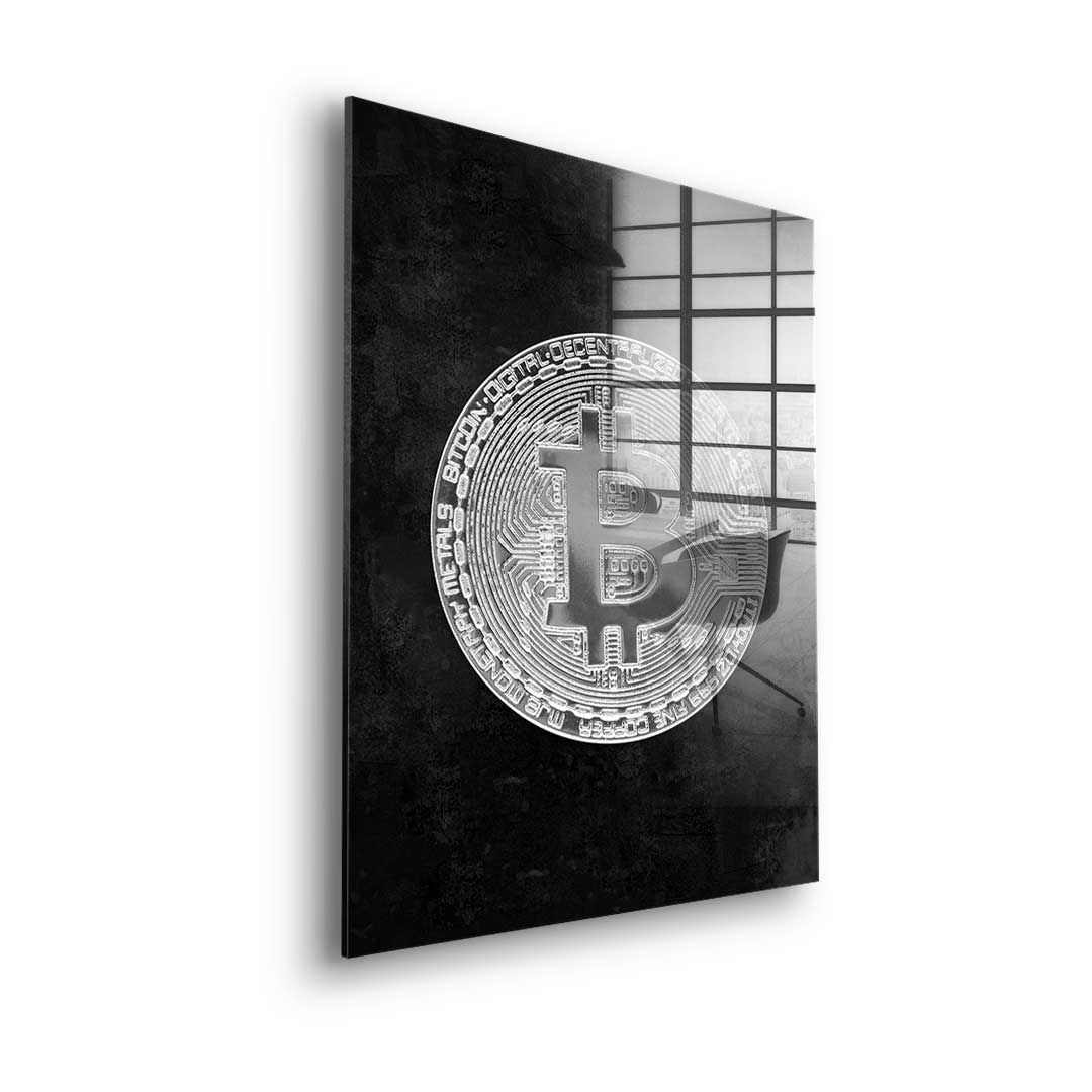 Black Bitcoin - Acrylic