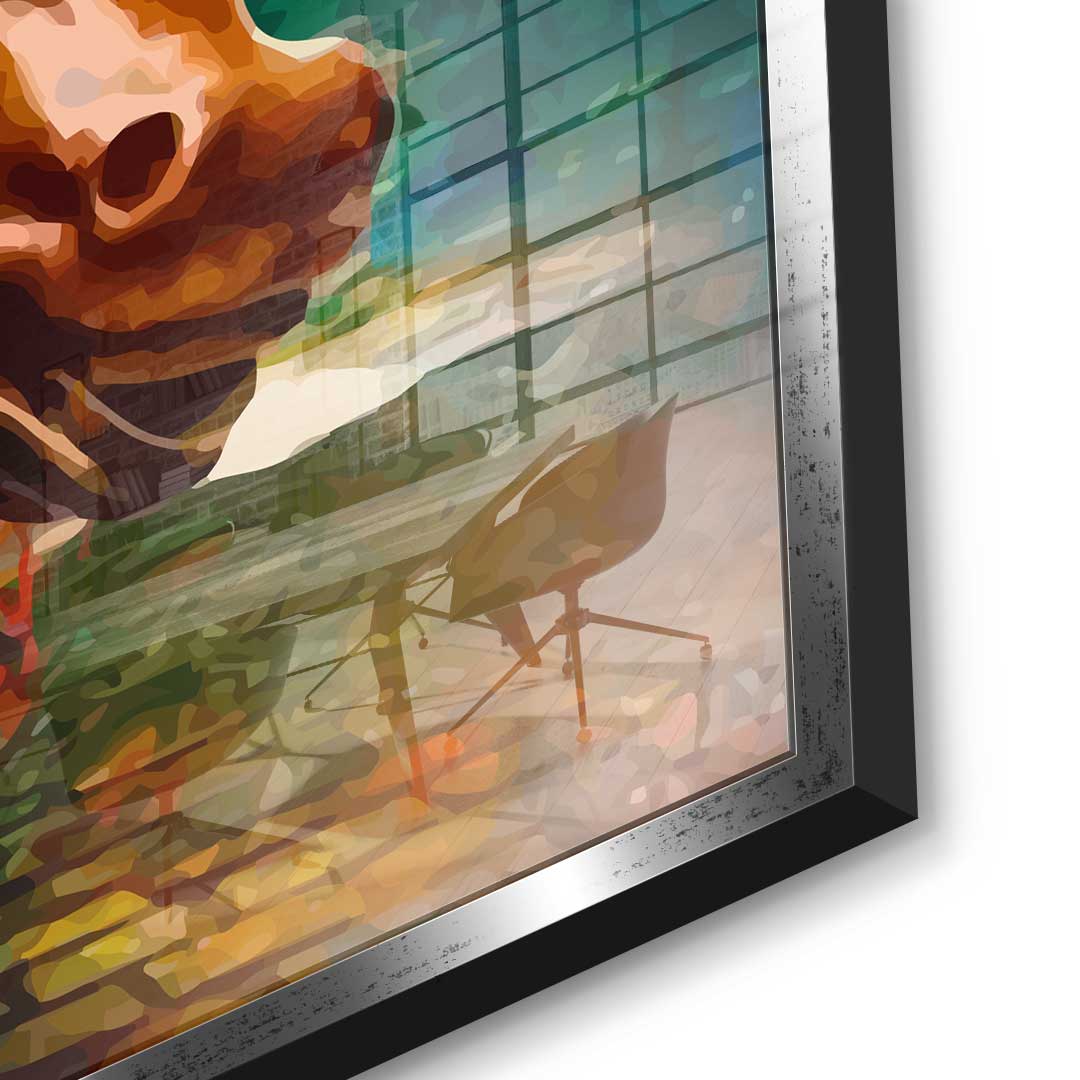 Bronze Bull - Acrylic glass