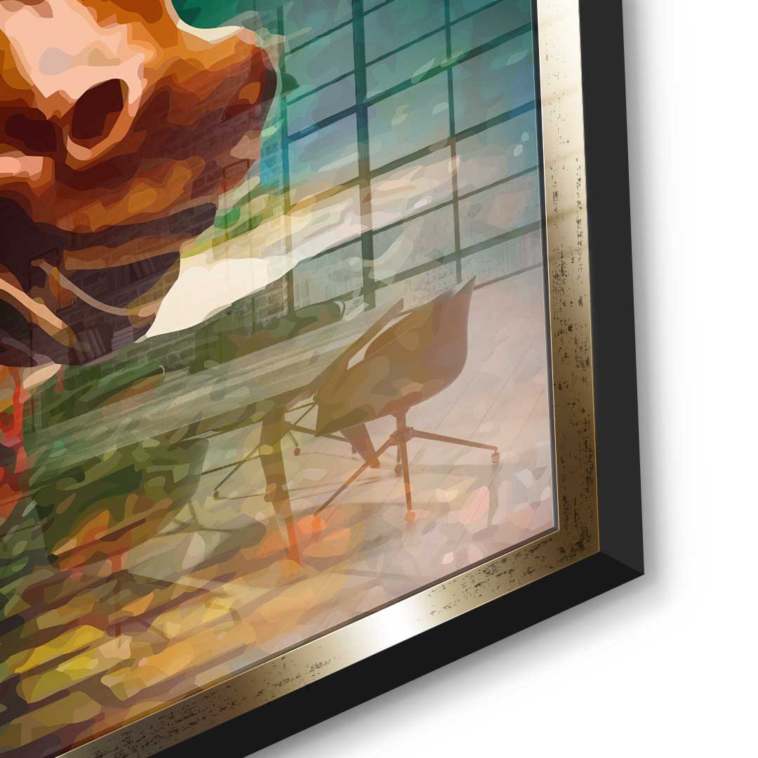 Bronze Bull - Acrylic glass