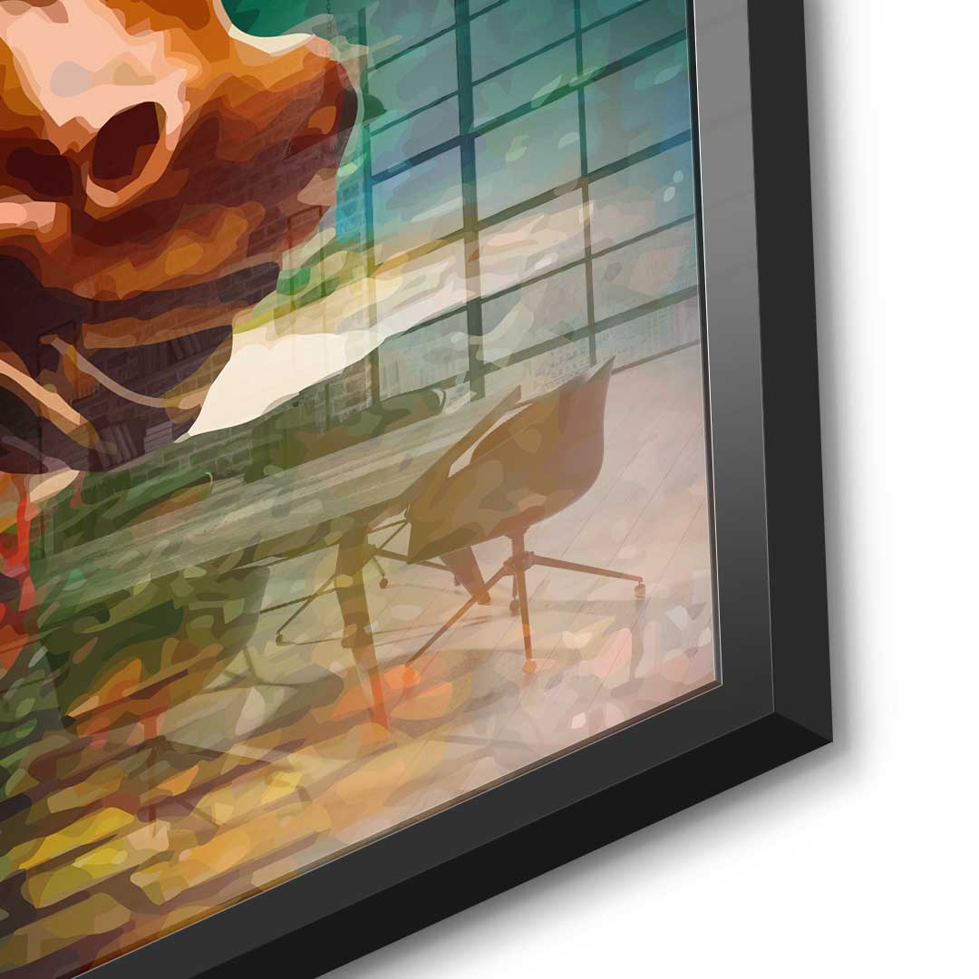 Bronze Bull - Acrylic glass