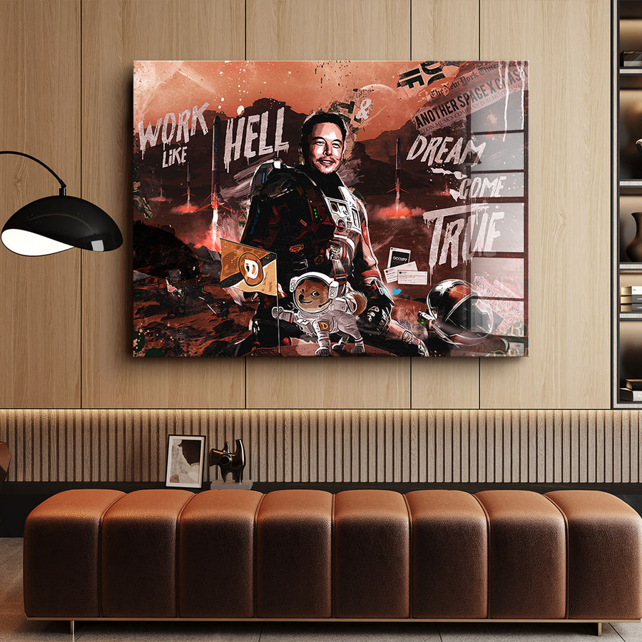 DREAM COME TRUE - Acrylic glass