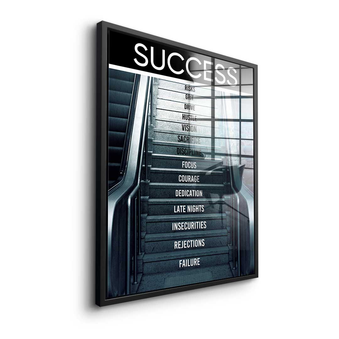 ROLLING STAIRS OF SUCCESS - acrylic glass