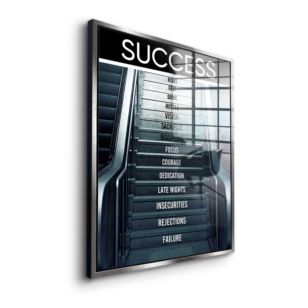 ROLLING STAIRS OF SUCCESS - acrylic glass
