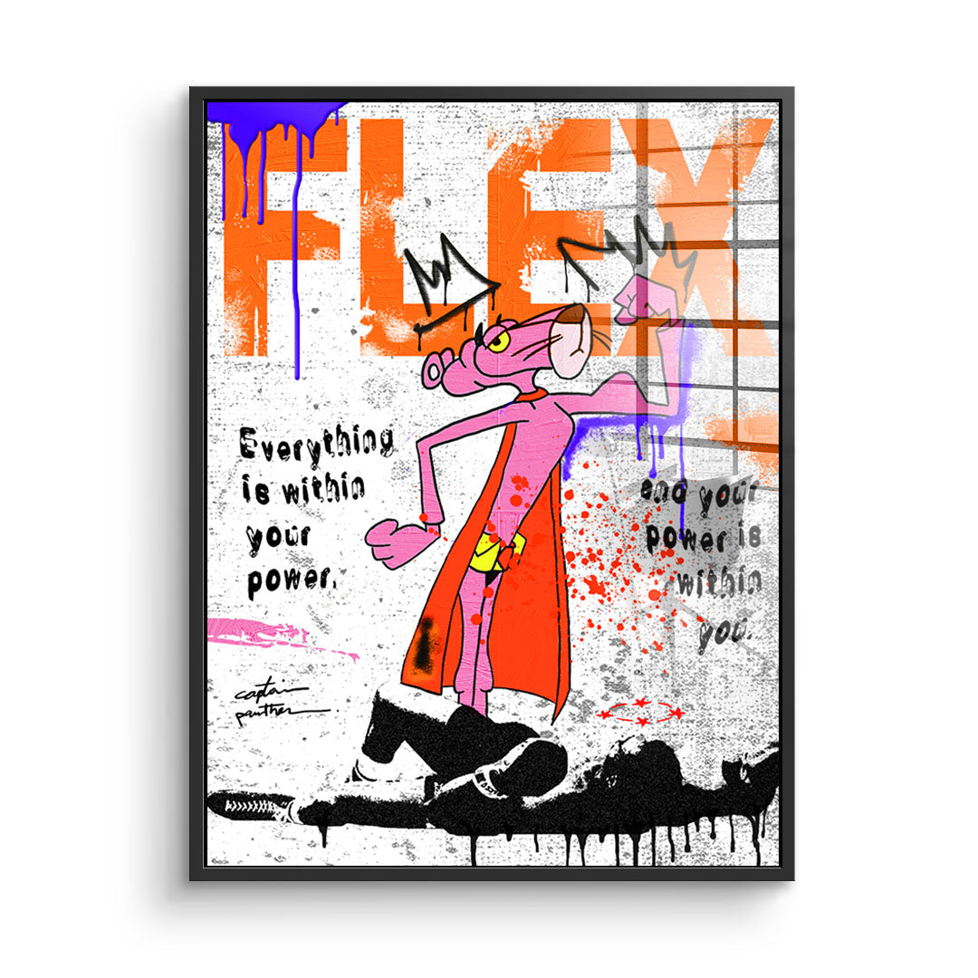 Flexible acrylic glass