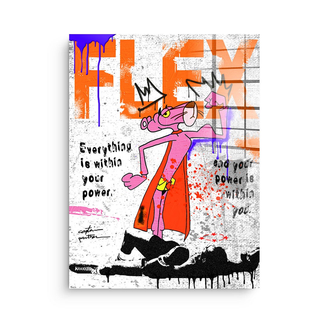 Flexible acrylic glass