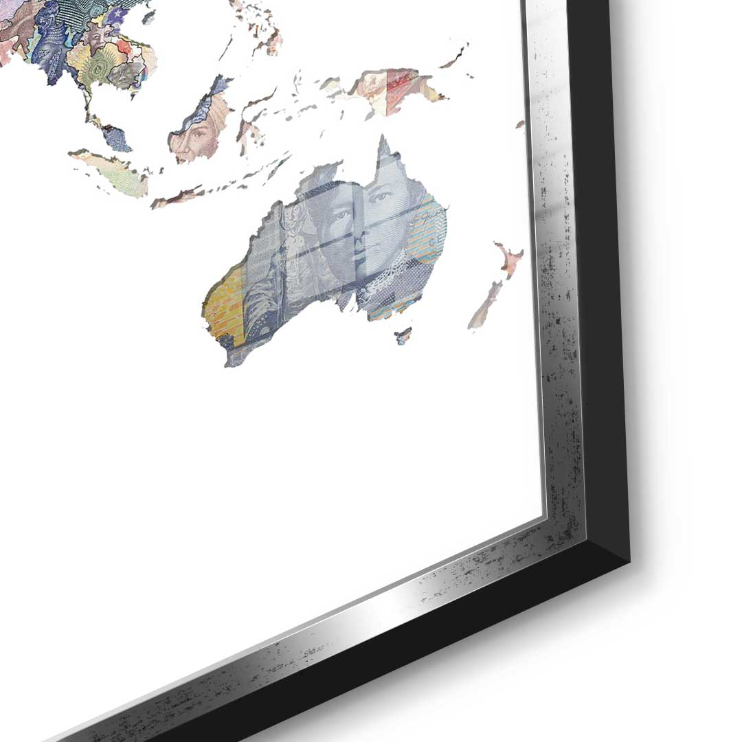 Geld regiert die Welt - White Edition - Acrylglas